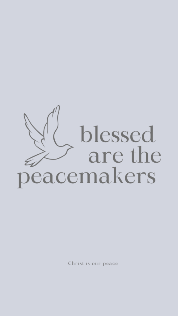 Blessed are the peacemakers wallpaper wallpaper